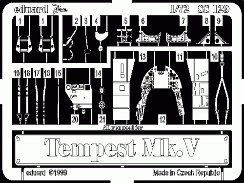 Przejdź do produktu EDUARD SS129 - 1:72 Tempest Mk.V