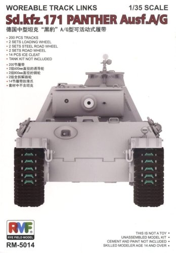 Przejdź do produktu RYE FIELD MODEL 5014 - 1:35 Panther Ausf.A/G - Workable Track Link