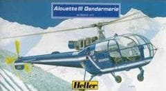HELLER 80286 - 1:72 SA 316 Alouette III Gendarmerie