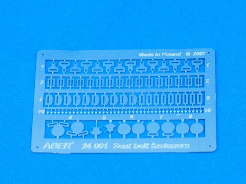 Przejdź do produktu ABER 24001 - 1:24 Seat belt fasteners (pasy bezpieczeństwa)