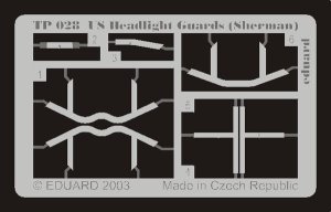 EDUARD TP028 - 1:35 US Headlight Guards (Sherman)