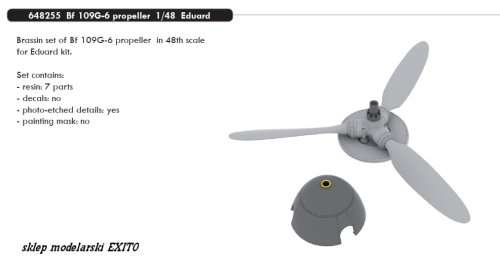 Przejdź do produktu EDUARD 648255 - 1:48 Bf 109G-6 propeller