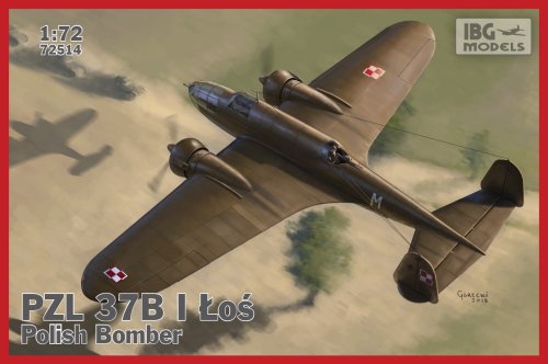 Przejdź do produktu IBG 72514 - 1:72 PZL 37 B I Łoś - Polish Medium Bomber