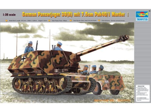 Przejdź do produktu TRUMPETER 00354 - 1:35 German Panzerjager 39(H) mit 7.5cm Pak40/1 Marder