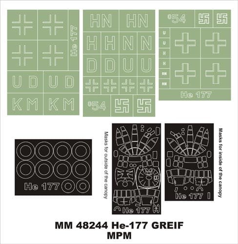Przejdź do produktu MONTEX MM48244 - 1:48 He-177 A-5 Greif