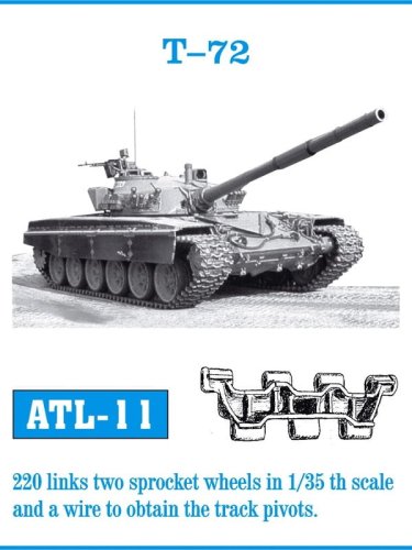 Przejdź do produktu Friulmodel ATL-011 - 1:35 Metalowe gąsienice T-72