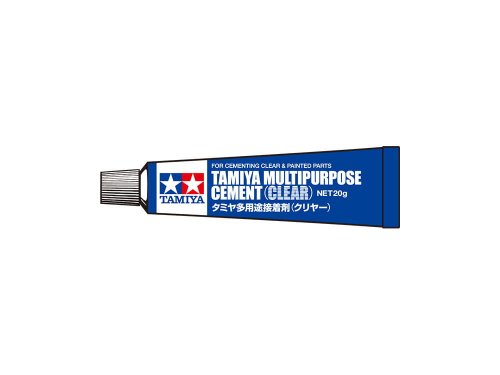 Przejdź do produktu TAMIYA 87188 - Klej do elementów przezroczystych - Multipurpose Cement (Clear) 20g