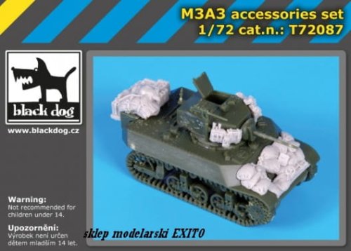 Przejdź do produktu BLACK DOG T72087 - 1:72 M3A3 accessories set