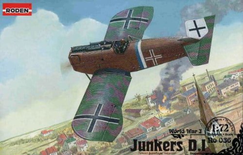 Przejdź do produktu RODEN 036 - 1:72 Junkers D.I  late version