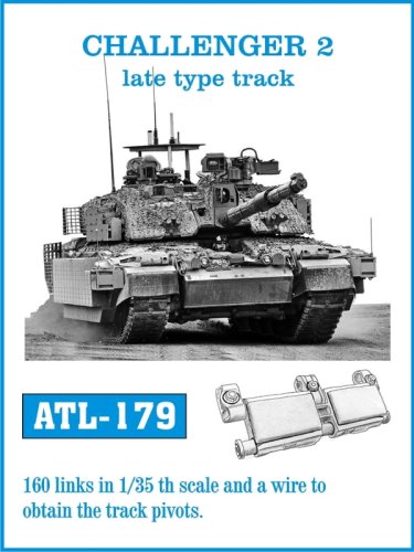 Przejdź do produktu Friulmodel ATL-179 - 1:35 Metalowe gąsienice Challenger 2 typ późny