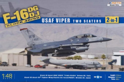 Przejdź do produktu KINETIC 48005 - 1:48 F-16D Block 50 - USAF Viper 2 seat