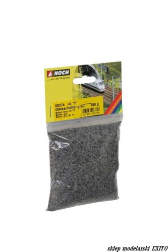 Przejdź do produktu NOCH 09374 - Ballast Grey - Szuter szary 250g