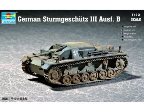 Przejdź do produktu TRUMPETER 07256 - 1:72 German Sturmgeschutz III Ausf. B