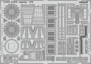 EDUARD 72675 - 1:72 P-61C exterior