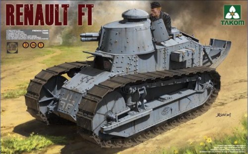 Przejdź do produktu TAKOM 1004 - 1:16 Renault FT (3 in 1)