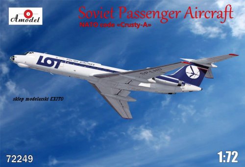 Przejdź do produktu AMODEL 72249 - 1:72 Tupolev Tu-134  LOT