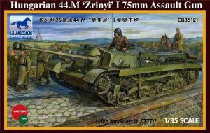 BRONCO CB 35121 - 1:35 Hungarian 44.M Zrinyi I 75 mm Assault Gun