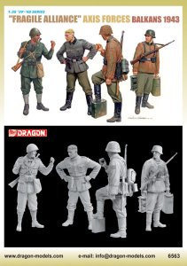 DRAGON 6563 - 1:35 Fragile Alliance Axis Forces (Balkans 1943)