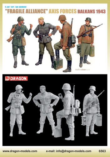 Przejdź do produktu DRAGON 6563 - 1:35 Fragile Alliance Axis Forces (Balkans 1943)