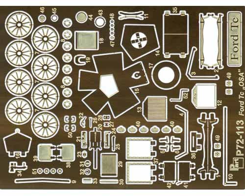 Przejdź do produktu PART P72113 - 1:72 Ford Tc Osa