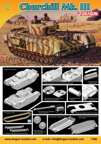Przejdź do produktu DRAGON 7396 - 1:72 Churchill Mk.III