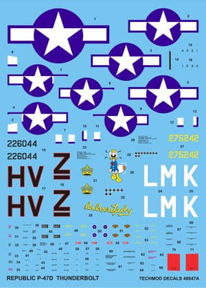 Przejdź do produktu TECHMOD 48047 - 1:48 Republic P-47D Thunderbolt