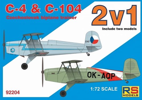 Przejdź do produktu RS MODELS 92204 - 1:72 C-4 & C-104 Double kit