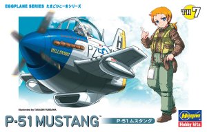 HASEGAWA TH7-60117 Egg Plane P-51 Mustang