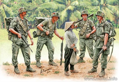 Przejdź do produktu MASTER BOX 3599 - 1:35 Patroling - Vietnam War series