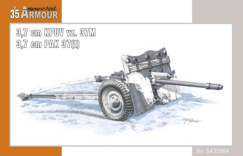 Przejdź do produktu SPECIAL HOBBY A35004 - 1:35 3,7 cm KPUV vz.37M / 3,7 cm Pak M 37 (t)