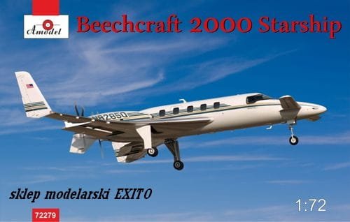 Przejdź do produktu AMODEL 72279 - 1:72 Beechcraft 2000 Starship N8285Q