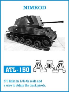 Friulmodel ATL-150 - 1:35 Metalowe gąsienice Nimrod