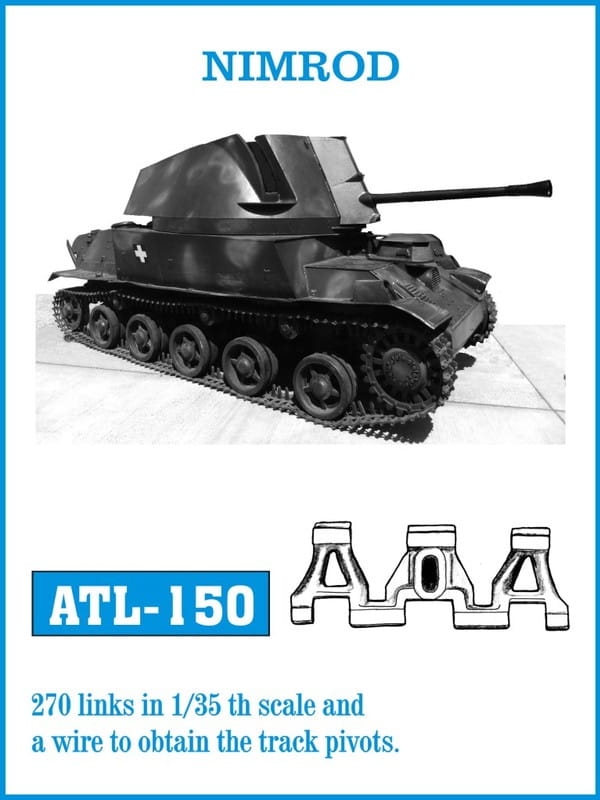 Przejdź do produktu Friulmodel ATL-150 - 1:35 Metalowe gąsienice Nimrod