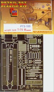 PART P72155 - 1:72 T-70 M Soviet Light Tank