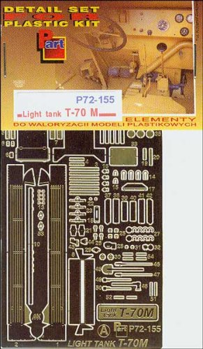 Przejdź do produktu PART P72155 - 1:72 T-70 M Soviet Light Tank