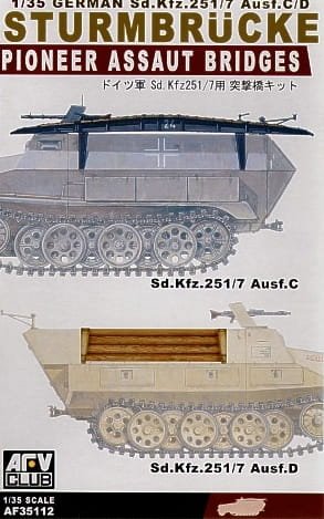Przejdź do produktu AFV CLUB 35112 - 1:35 Pioneer assault briges for Sd.Kfz.251/7 ausf.C/D