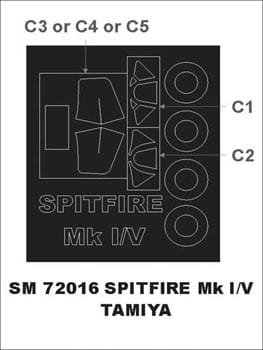 Przejdź do produktu MONTEX SM72016 - 1:72 Spitfire Mk.I/V