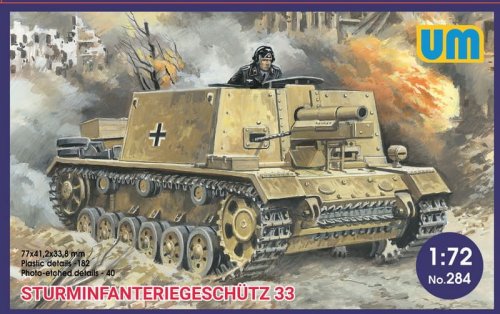 Przejdź do produktu UNIMODELS 284 - 1:72 15 cm sIG 33/1 Sturm-Infanteriegeschutz 33