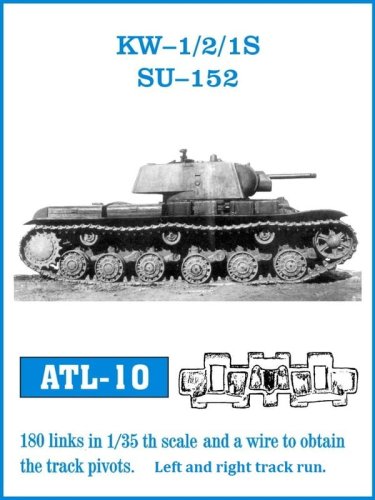 Przejdź do produktu Friulmodel ATL-010 - 1:35 Metalowe gąsienice KV-1 / KV-2 / KV-1S / SU-152
