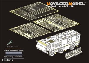 VOYAGER PE35910 - 1:35 Modern Russian KamAZ-63968 Typhoon-K Basic Photo Etched set