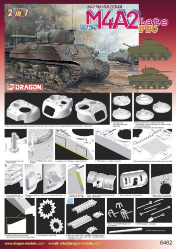 Przejdź do produktu DRAGON 6462 - 1:35 U.S. Marines M4A2 Late PTO