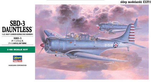 Przejdź do produktu HASEGAWA JT19 - 1:48 SBD-3 Dauntless