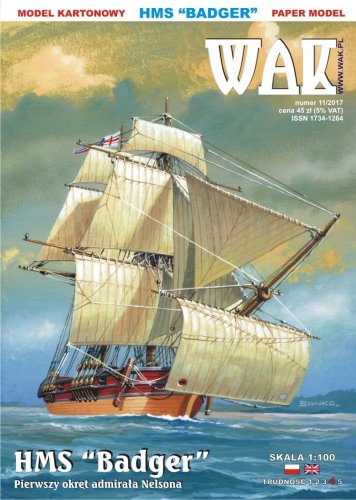 Przejdź do produktu WAK 1711 - 1:100 HMS Badger