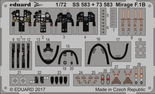 Przejdź do produktu EDUARD SS583 - 1:72 Mirage F.1B
