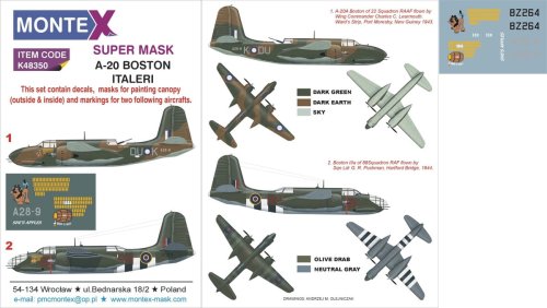 Przejdź do produktu MONTEX K48350 - 1:48 A-20 Boston