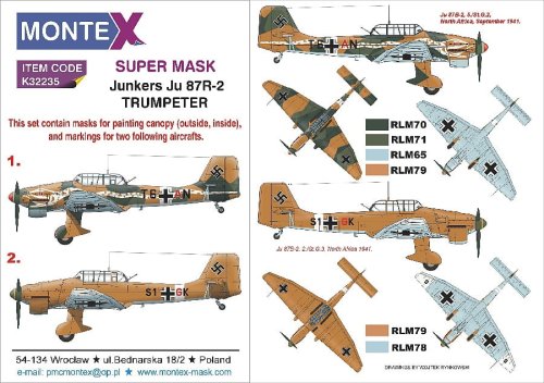 Przejdź do produktu MONTEX K32235 - 1:32 Junkers Ju 87R-2