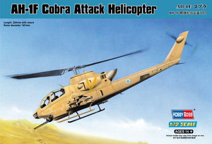 Przejdź do produktu HOBBY BOSS 87224 - 1:72 AH-1F Cobra Attack Helicopter