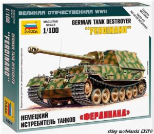 ZVEZDA 6195 - 1:100 Ferdinand - German Tank Destroyer