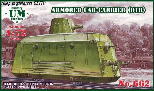 Przejdź do produktu UNIMODELS UM-MT 662 - 1:72 Armored Car-Carrier ( DTR )