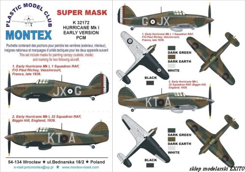 Przejdź do produktu MONTEX K32172 - 1:32 Hurricane I Early